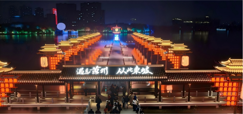 湖北黄冈-遗爱湖夜游项目